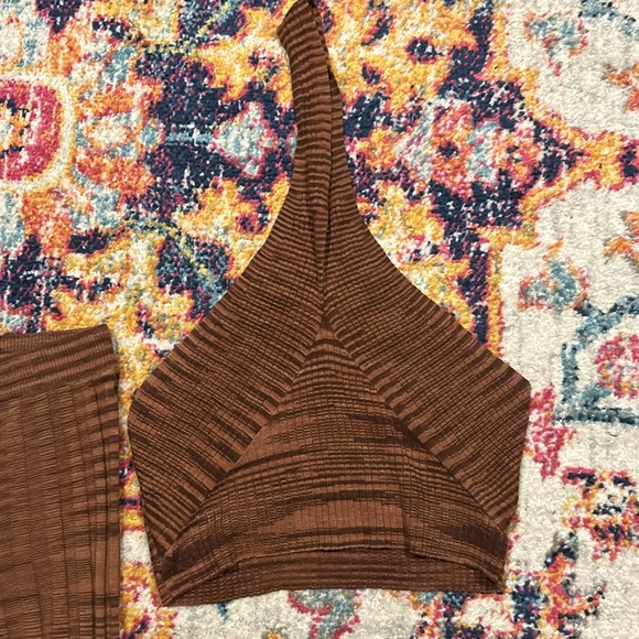 Brown Two Piece Set - Picture 2 of 5